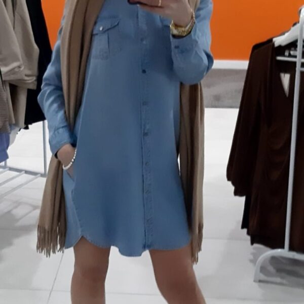 VESTIDO VAQUERO CAMISERO